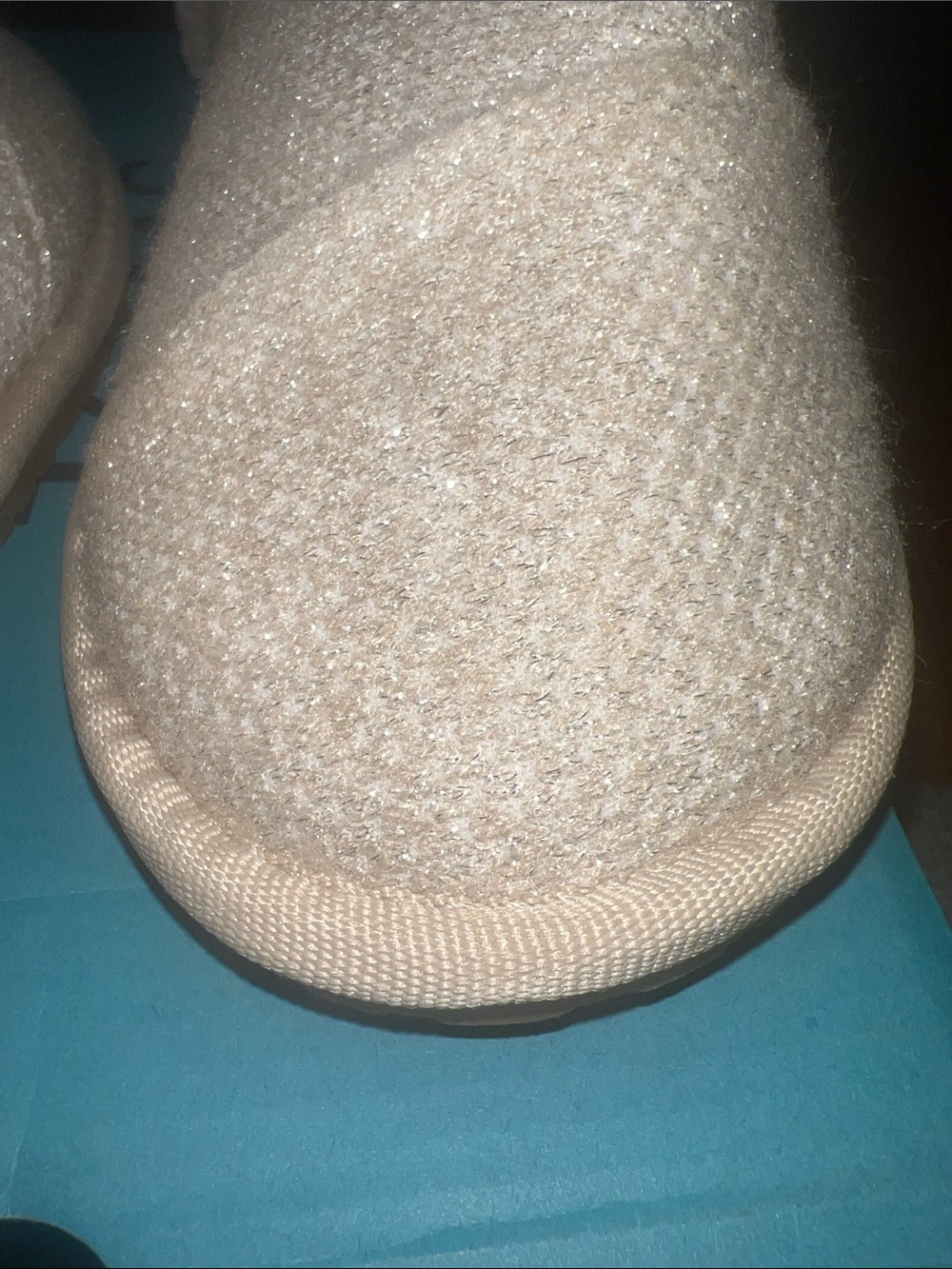Toms Women's Valerie Oatmeal Sparkle 6.5 - Picture 6 of 6